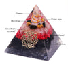 Healing Crystal Energy Converter Orgonite Pyramid Resin Orgone Stone Lucky Figurine Decor For Reiki Chakra Balancing | Vimost Shop.
