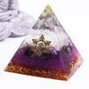 Orgone Amethyst Orgonite Energy Generator Pyramid With Rock Crystal Quartz For Emf Protection Healing Calming Balance | Vimost Shop.
