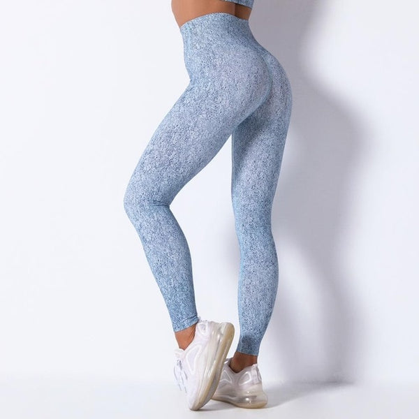 Seamless Print Yoga Set Tracksuit Women Gym Clothes Fitness Bra And Leggings Suit Push Up Workout Training Running New Outfits | Vimost Shop.