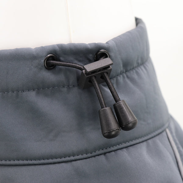 Waterproof Dog Vest Clothes Warm Padded Pet Winter Clothing Jacket Coat Large Dogs Labrador Outfit With Reflective Nylon Rope