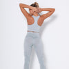 Women Workout Outfit 2 Pieces Yoga Set Seamless Running Leggings with Sports Bra Padded Tops Suit Gym Clothes Fitness Sportswear | Vimost Shop.