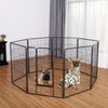 40" 8 Metal Panel Heavy Duty Pet Playpen Dog Fences Black Security Gate Supplies for Pets PS7067 | Vimost Shop.