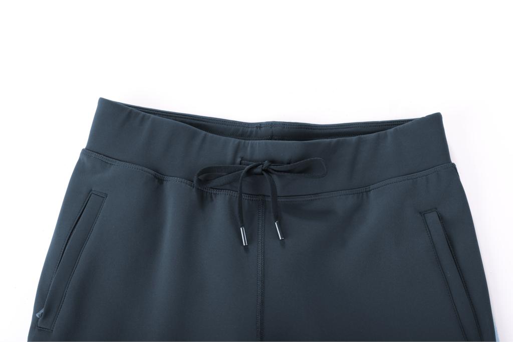 Women's Stretch Casual Pants Drawstring Jogger Travel Lounge Sweatpants with Zipper Pockets