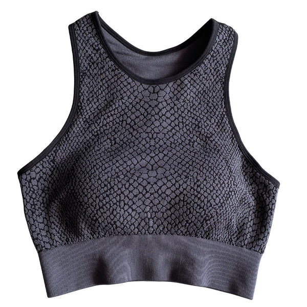 Seamless Python Pattern Yoga Set Gym Clothing Fashion Tank Crop Top Leggings Suit Push Up Workout Training Running Tracksuit | Vimost Shop.