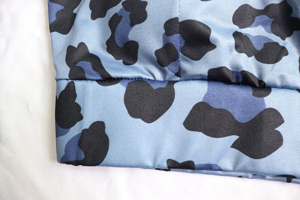 Sportswear Seamless Leopard Print Yoga Gym Yoga Set Casual Tank Crop Top High Waist Leggings Two Piece Set Workout Fitness Suit | Vimost Shop.