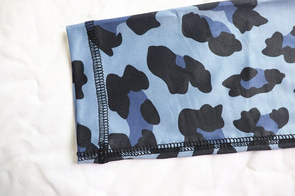 Sportswear Seamless Leopard Print Yoga Gym Yoga Set Casual Tank Crop Top High Waist Leggings Two Piece Set Workout Fitness Suit | Vimost Shop.