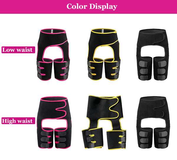 Women Neoprene Thigh Trimmer Slim High Waist Tranier Body Shaper Butt Lifter Shaperwear Workout Fitness Tummy Control Belt | Vimost Shop.