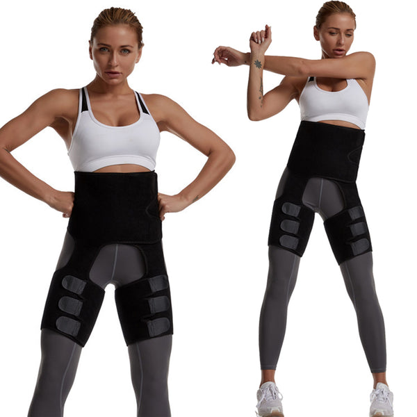 Women Neoprene Thigh Trimmer Slim High Waist Tranier Body Shaper Butt Lifter Shaperwear Workout Fitness Tummy Control Belt | Vimost Shop.