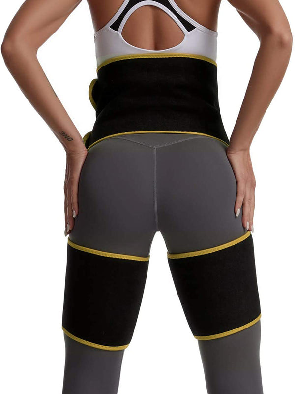 Women Neoprene Thigh Trimmer Slim High Waist Tranier Body Shaper Butt Lifter Shaperwear Workout Fitness Tummy Control Belt | Vimost Shop.