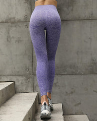 Solid Yoga Seamless Fitness Leggings Women Polka Dots High Waist Running Sport Pants Energy Workout jogging Hip Lifting Trousers