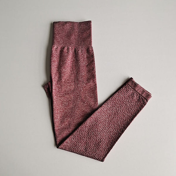 Solid Yoga Seamless Fitness Leggings Women Polka Dots High Waist Running Sport Pants Energy Workout jogging Hip Lifting Trousers | Vimost Shop.