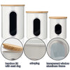 3 Pcs Storage Bin Food Container Snack Canister Set Coffee Bean Tea Sugar Box With Seal Lid Kitchen Food Organization Jar | Vimost Shop.