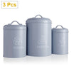 3 Pcs Storage Bin Food Container Snack Canister Set Coffee Bean Tea Sugar Box With Seal Lid Kitchen Food Organization Jar | Vimost Shop.