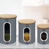 3 Pcs Storage Bin Food Container Snack Canister Set Coffee Bean Tea Sugar Box With Seal Lid Kitchen Food Organization Jar | Vimost Shop.