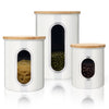 3 Pcs Storage Bin Food Container Snack Canister Set Coffee Bean Tea Sugar Box With Seal Lid Kitchen Food Organization Jar | Vimost Shop.