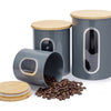 3 Pcs Storage Bin Food Container Snack Canister Set Coffee Bean Tea Sugar Box With Seal Lid Kitchen Food Organization Jar | Vimost Shop.