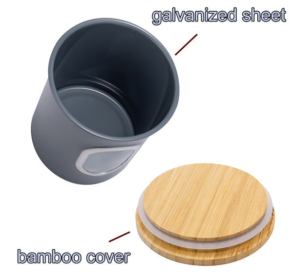 3 Pcs Storage Bin Food Container Snack Canister Set Coffee Bean Tea Sugar Box With Seal Lid Kitchen Food Organization Jar | Vimost Shop.