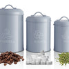 3 Pcs Storage Bin Food Container Snack Canister Set Coffee Bean Tea Sugar Box With Seal Lid Kitchen Food Organization Jar | Vimost Shop.