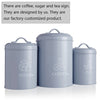 3 Pcs Storage Bin Food Container Snack Canister Set Coffee Bean Tea Sugar Box With Seal Lid Kitchen Food Organization Jar | Vimost Shop.