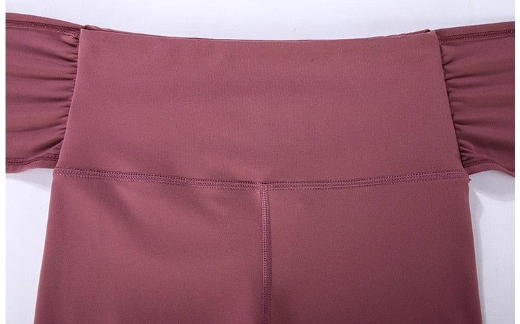 Autumn Tie Knot Solid Yoga Pants Fashion Gym Fitness High Waist Leggings Workout Push Up Sports Trousers Hot Sale Energy Pants | Vimost Shop.