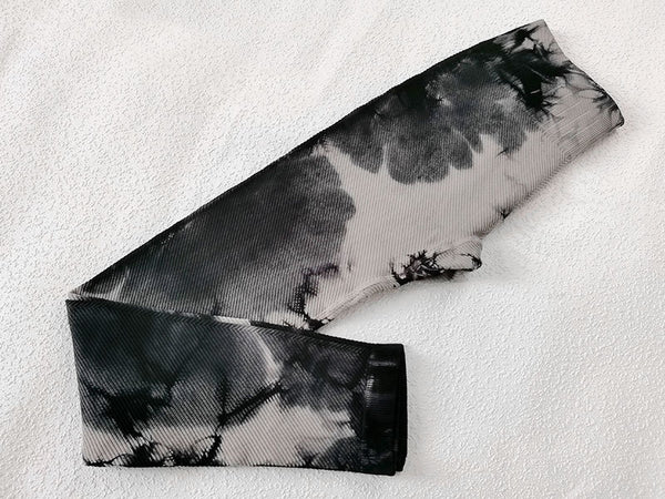 Autumn Seamless Tie Dye Print Yoga Leggings Work Out Fitness Gym Yoga Pantalones High Elastics High Waist Sports Slim Trousers | Vimost Shop.