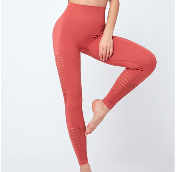 Seamless Solid Yoga Suit Women Gym Clothes Short Sleeve Crop Top Hollow Out Leggings Sport Tracksuit Fitness Workout Outdoor Set | Vimost Shop.