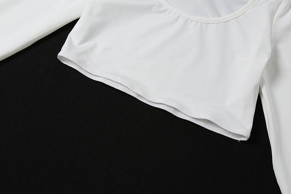 Solid Seamless Yoga Gym Suit Fashion Long Sleeve Crop Top Leggings Two Piece Set Fitness Push Up Running Sports Dance Clothing | Vimost Shop.