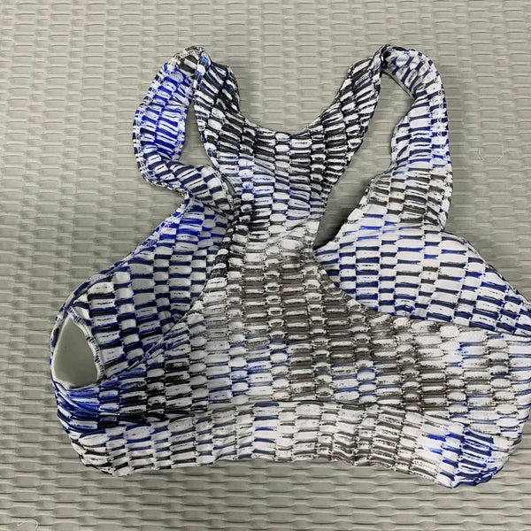 Sportswear Yoga 2 PCS Set Women GYM Clothing Tie Dye Print Jacquard Tracksuit Tank Crop Top Leggings Workout Two Piece Set | Vimost Shop.