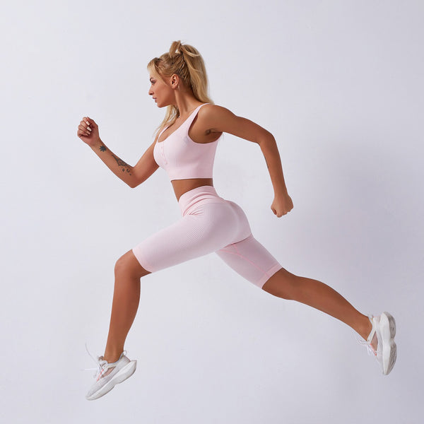 Sportswear Yoga 3PCS Set Women GYM Clothing Solid Sleeveless Tank Top +Shorts+Pants Suit Casual Workout Active Push Up Tracksuit | Vimost Shop.