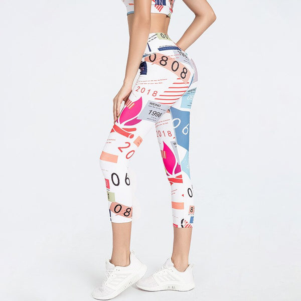 Seamless Yoga Set Gym Sports Tracksuit Print Push Up Training Running Yoga Suit Casual Tank Crop Top Leggings For Women Clothing | Vimost Shop.