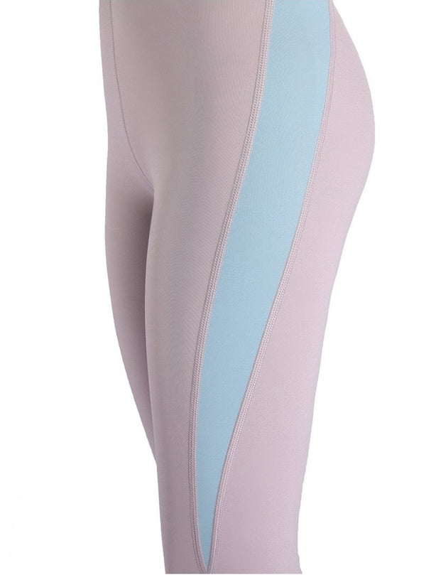 Patchwork Seamless Yoga Pants Fashion High Elastics Hips Lifting Leggings Workout Push Up Running Sports Pants Women Clothing | Vimost Shop.