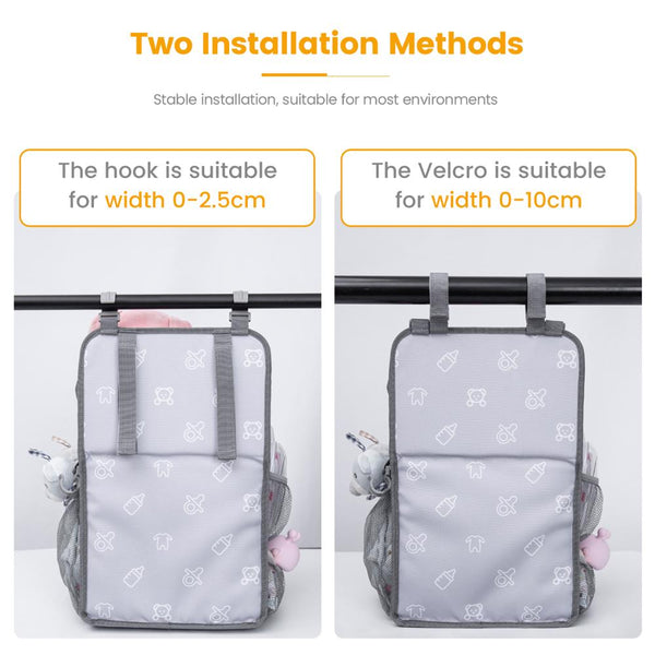 Baby Crib Hanging Storage Bag Portable Diaper Organizer Newborn Bedding Set  Foldable Nappy Bags Newborn Diaper Container | Vimost Shop.