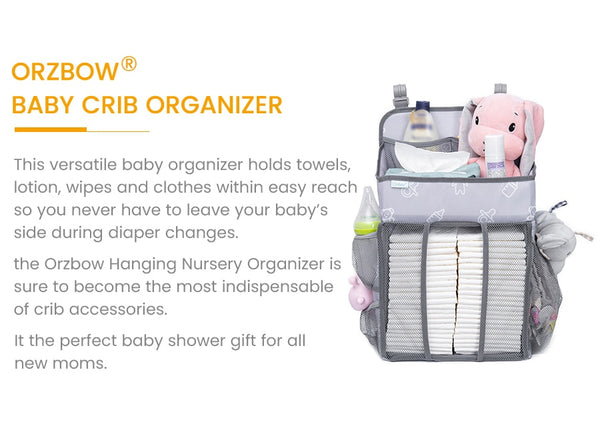 Baby Crib Hanging Storage Bag Portable Diaper Organizer Newborn Bedding Set  Foldable Nappy Bags Newborn Diaper Container | Vimost Shop.