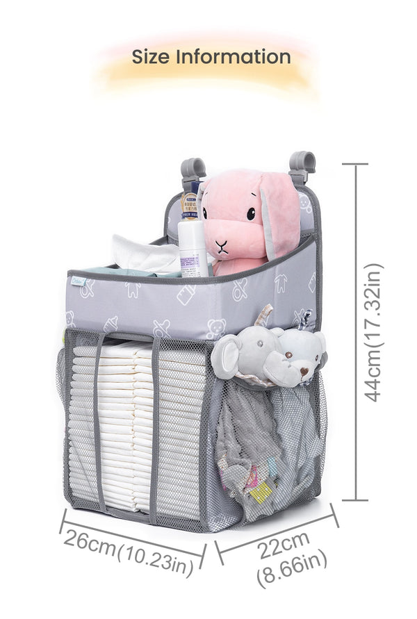 Baby Crib Hanging Storage Bag Portable Diaper Organizer Newborn Bedding Set  Foldable Nappy Bags Newborn Diaper Container | Vimost Shop.