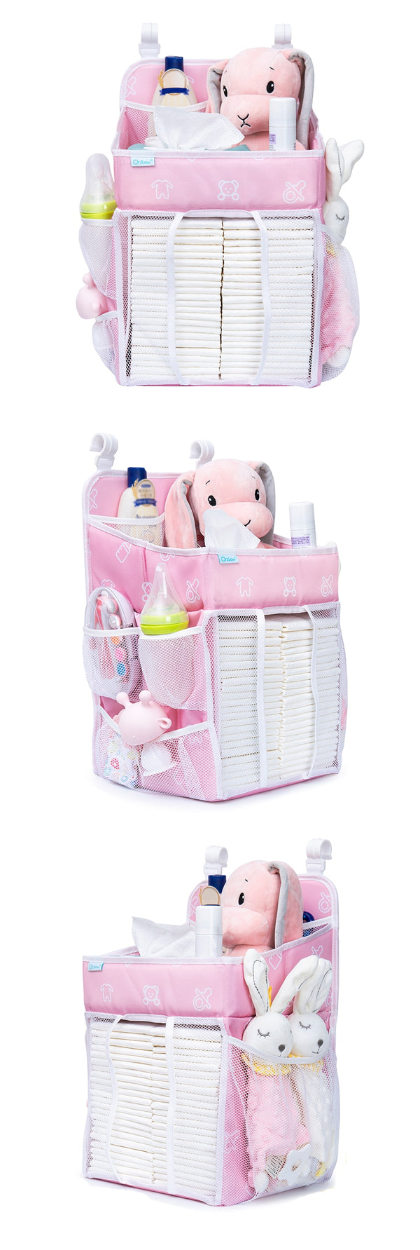Baby Crib Hanging Storage Bag Portable Diaper Organizer Newborn Bedding Set  Foldable Nappy Bags Newborn Diaper Container | Vimost Shop.