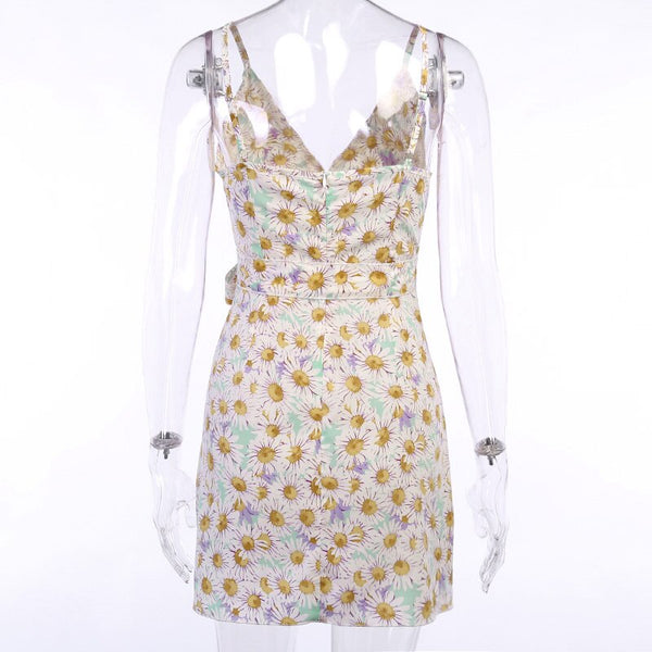 Vrouwen kleding sexy Short Sleeve Mini Dress Women Slim Knitted Elastic Print Fashion Summer Elegant Party BacklessDress | Vimost Shop.