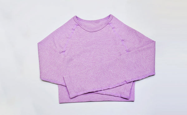 Autumn Seamless Yoga Set Women Gym Clothes Solid Long Sleeve Crop Top Leggings Tracksuit Workout Push Up Sports Fitness 2 Piece | Vimost Shop.