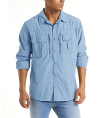 Summer Tactical Shirts Men's Mesh Breathable Long Sleeve Multi-Pockets Work Cargo Shirts Quick Dry Military Army Shirts