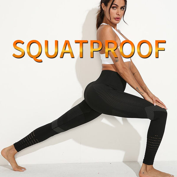 Hollow Out Yoga Pants High Waist Seamless Leggings Gym Leggins Fitness Sport Tights Jogging Trousers Workout Running Pants | Vimost Shop.