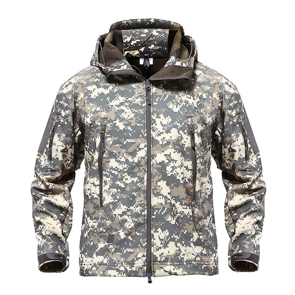 Army Camouflage Airsoft Jacket Men Military Tactical Jacket Winter Waterproof Softshell Jacket Windbreaker Hunt Clothes | Vimost Shop.