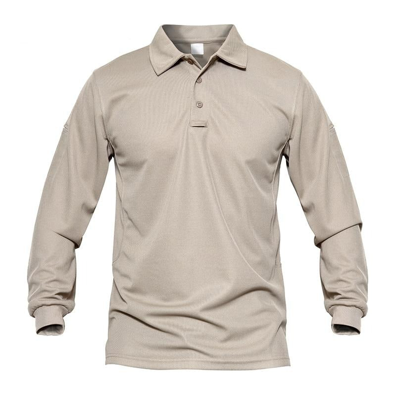 Men Tactical T-shirts Summer Quick Dry Performance Airsoft T-shirts Long Sleeve Lightweight Pique Jersey Golf T-shirts | Vimost Shop.