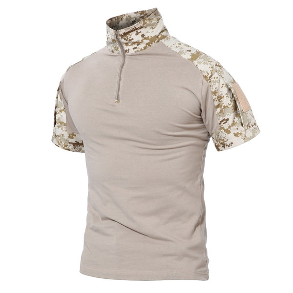 Men T-Shirts Multicam Camouflage Tactical T-Shirt Cotton Short Sleeve Top Tees Army Military Tee Shirts Paintball | Vimost Shop.