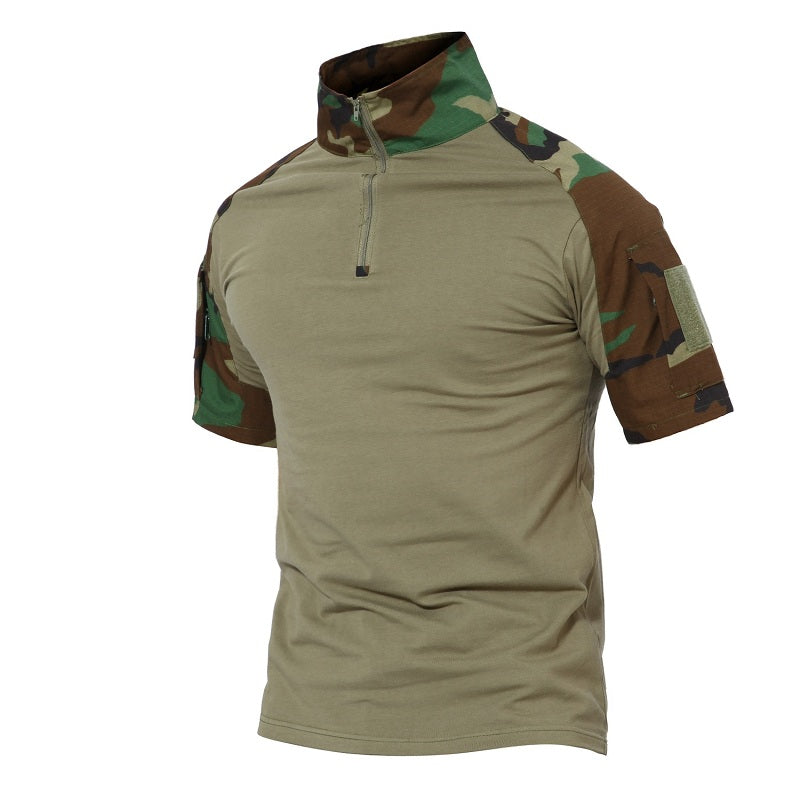Men T-Shirts Multicam Camouflage Tactical T-Shirt Cotton Short Sleeve Top Tees Army Military Tee Shirts Paintball | Vimost Shop.