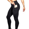 Solid Yoga Leggings With Pockets Fashion Push Up Workout Fitness Gym Running Trousers High Elastics High Waist Casual Pants | Vimost Shop.