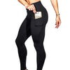 Solid Yoga Leggings With Pockets Fashion Push Up Workout Fitness Gym Running Trousers High Elastics High Waist Casual Pants | Vimost Shop.