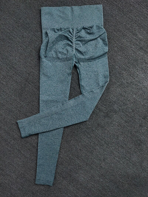 Autumn Seamless Yoga Set Women Gym Clothes Solid Long Sleeve Crop Top Leggings Tracksuit Workout Push Up Sports Fitness 2 Piece | Vimost Shop.