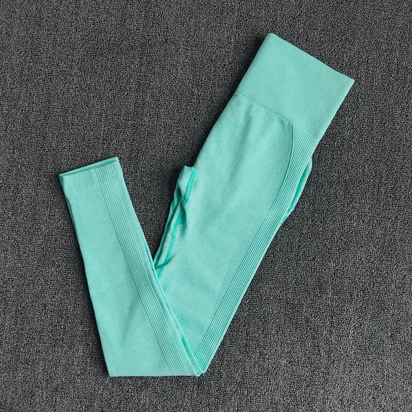 Autumn Seamless Yoga Set Women Gym Clothes Solid Long Sleeve Crop Top Leggings Tracksuit Workout Push Up Sports Fitness 2 Piece | Vimost Shop.