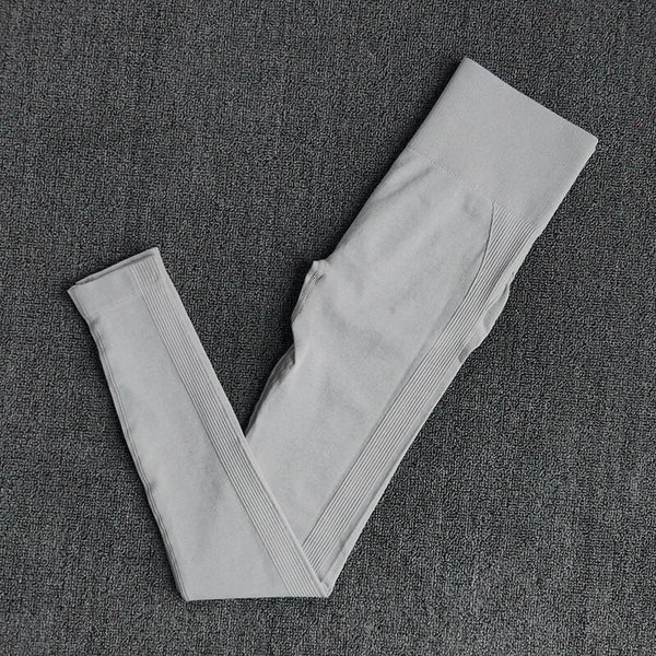 Autumn Seamless Yoga Set Women Gym Clothes Solid Long Sleeve Crop Top Leggings Tracksuit Workout Push Up Sports Fitness 2 Piece | Vimost Shop.