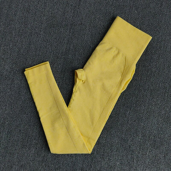 Autumn Seamless Yoga Set Women Gym Clothes Solid Long Sleeve Crop Top Leggings Tracksuit Workout Push Up Sports Fitness 2 Piece | Vimost Shop.