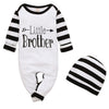 2Piece Winter Cotton Baby Boy Clothes Set Long Sleeve Romper+Hat Letter Print Kids Clothing for Newborn Fall Baby Outfits D30 | Vimost Shop.